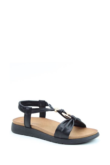 Heavenly Feet Campari2 BlacSandals