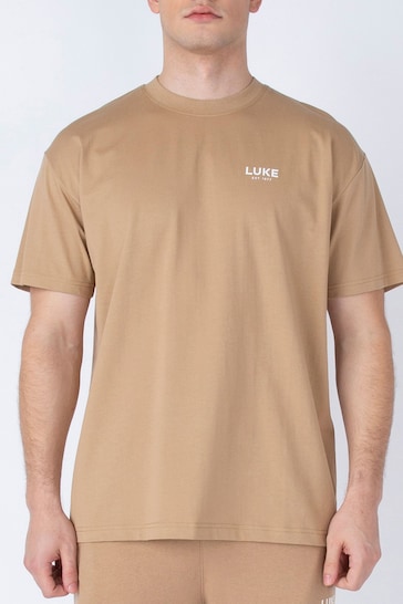 Luke 1977 Relaxed Fit Exquisite Biscuit Brown T-Shirt