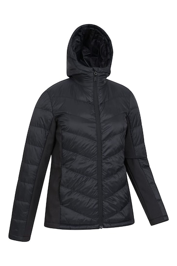 Mountain Warehouse Black Womens Turbine Padded Softshell Jacket