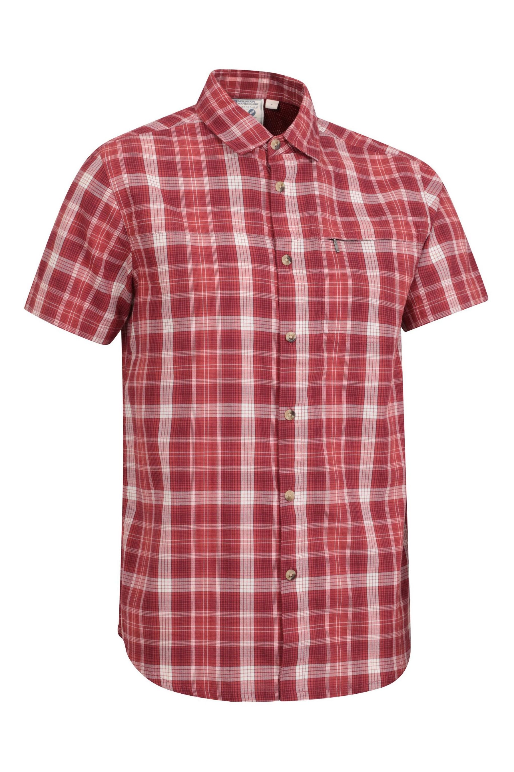 Buy Mountain Warehouse Red Mens Holiday 100 Cotton Shirt from the Next UK online shop