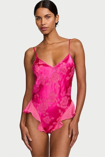 Victoria's Secret Forever Pink Archive Burnout Onepiece