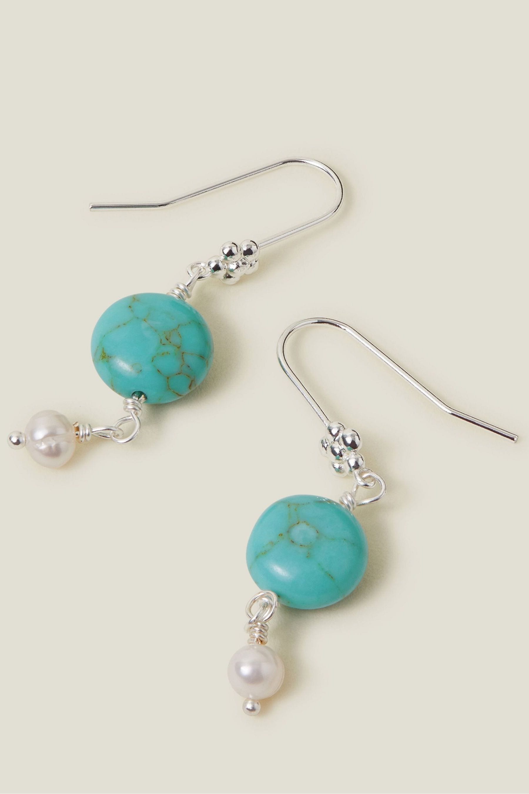 Accessorize blue earrings sale