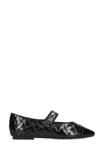 Kurt Geiger London Orbit Ballet Flat Drench Black Shoes