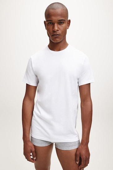 Calvin Klein Grey Short Sleeves Crew Neck T-Shirts 3 Pack