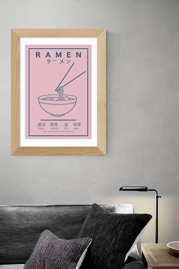 East End Prints Oak Ramen Food Poster by Violet Studio