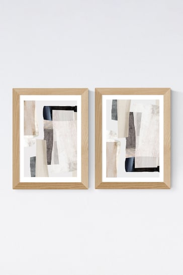 East End Prints Oak Clay Set of 2 by Dan Hobday