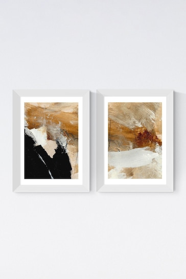East End Prints White Underneath Set of 2 by Dan Hobday
