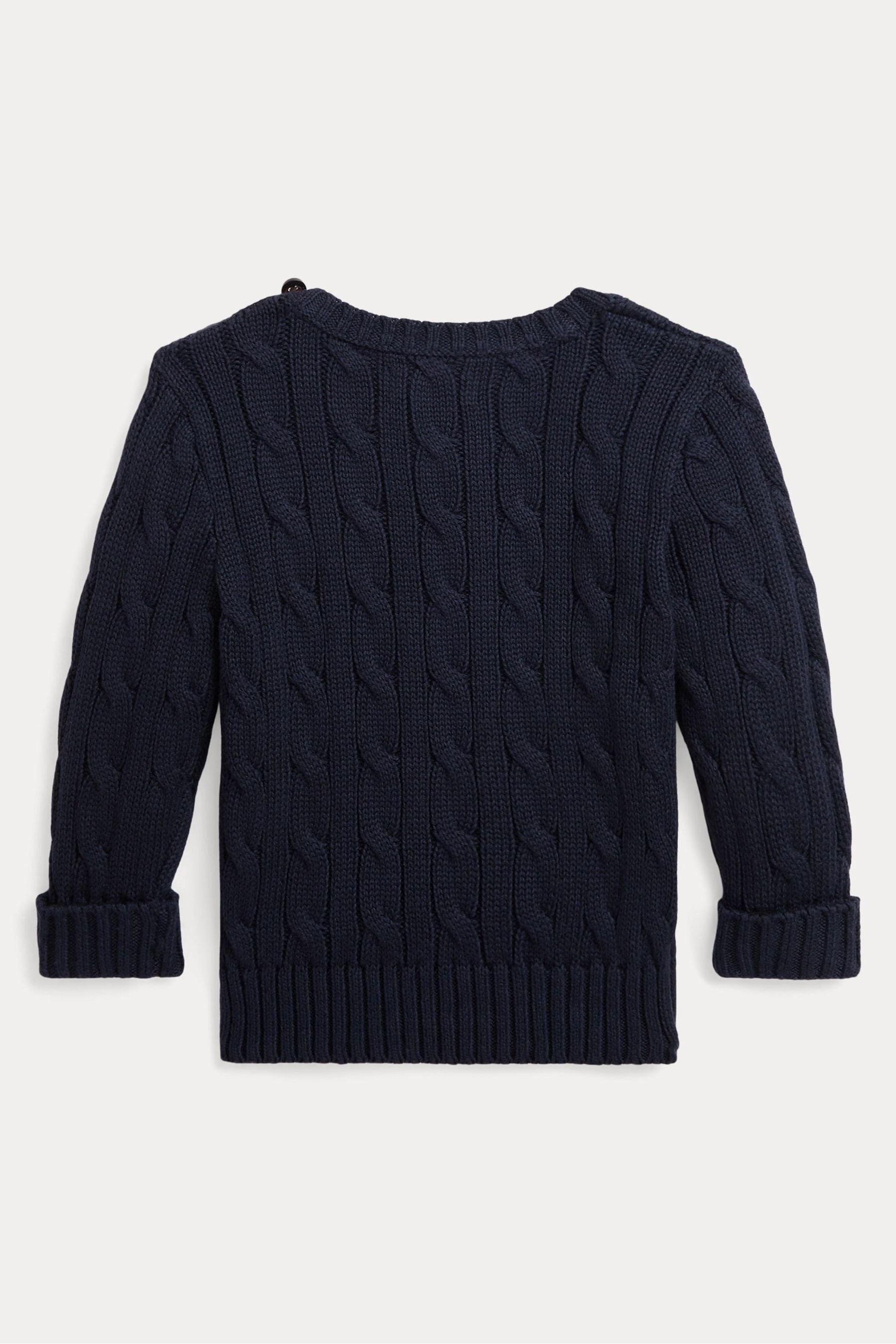 Polo Ralph Lauren Baby Cream Cable Knit Cotton Jumper