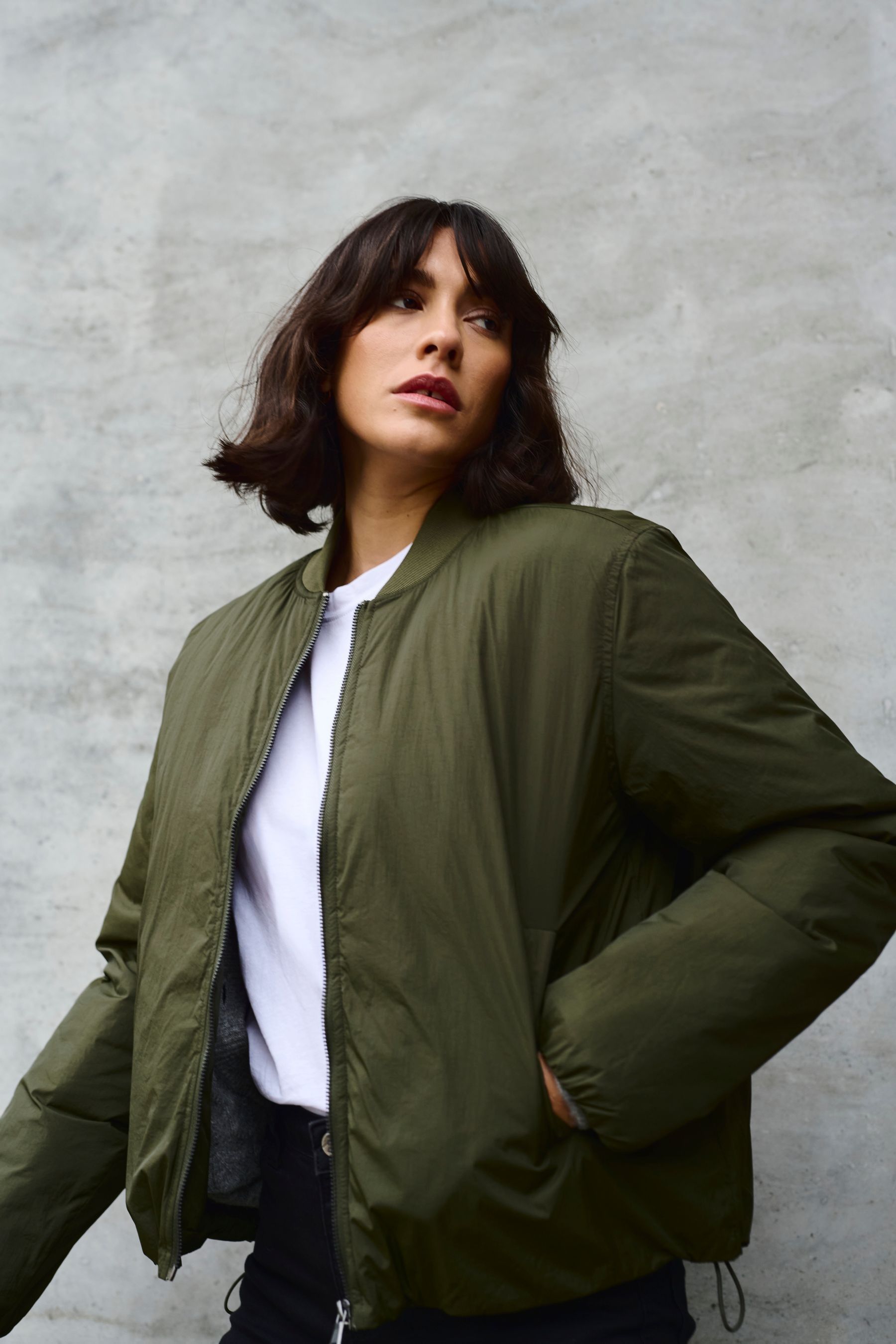 Casual zipper jacket hot sale