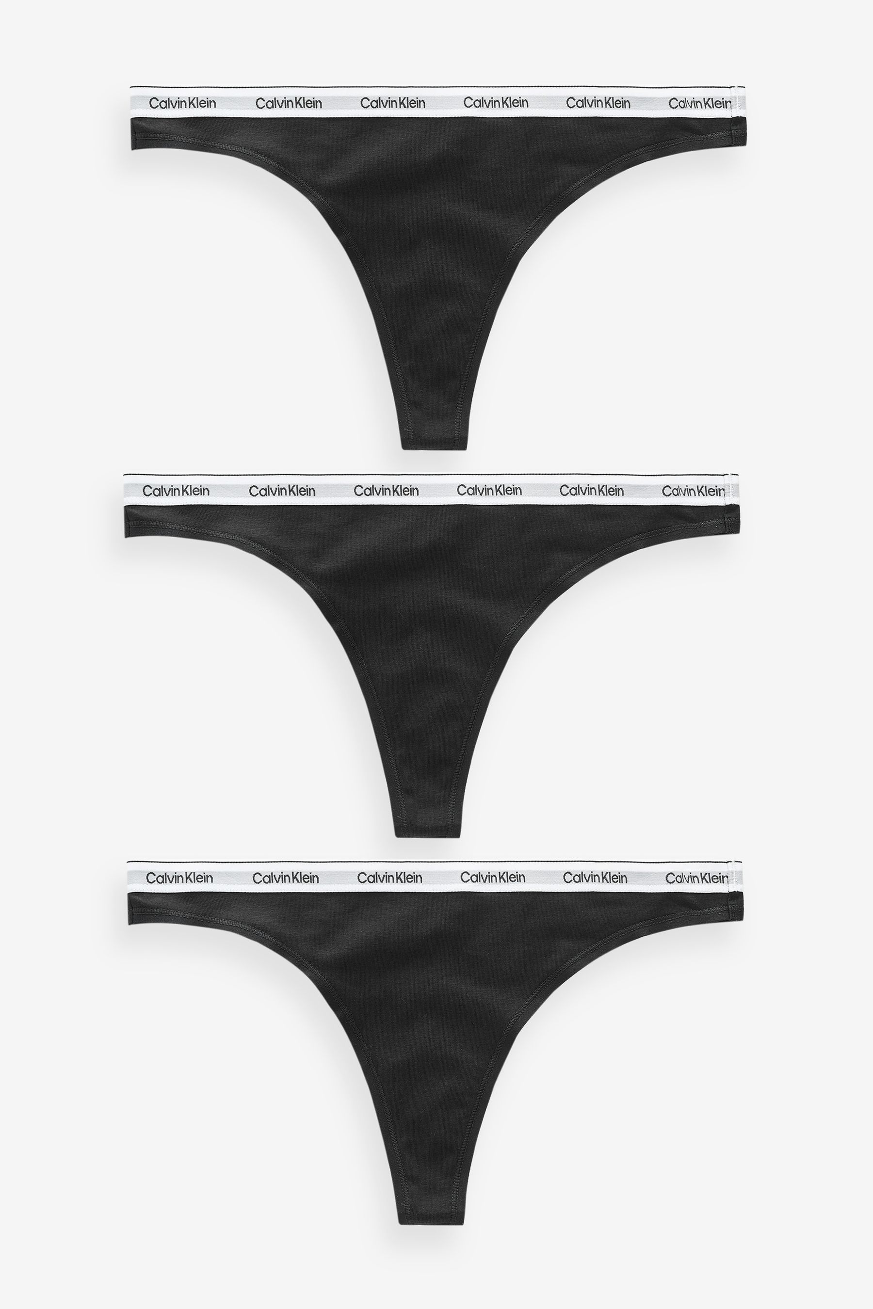 Buy Calvin Klein Black Thong 3PK from the Next UK online shop
