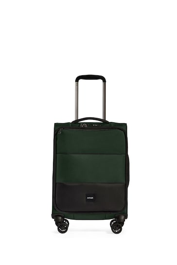 Antler Green Soft Stripe Suitcase