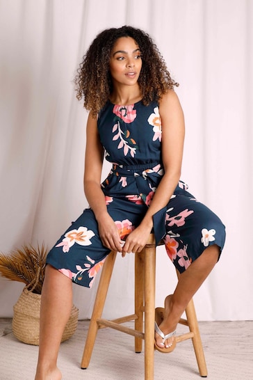 Weird Fish Nalani Eco Viscose Printed Jumpsuit