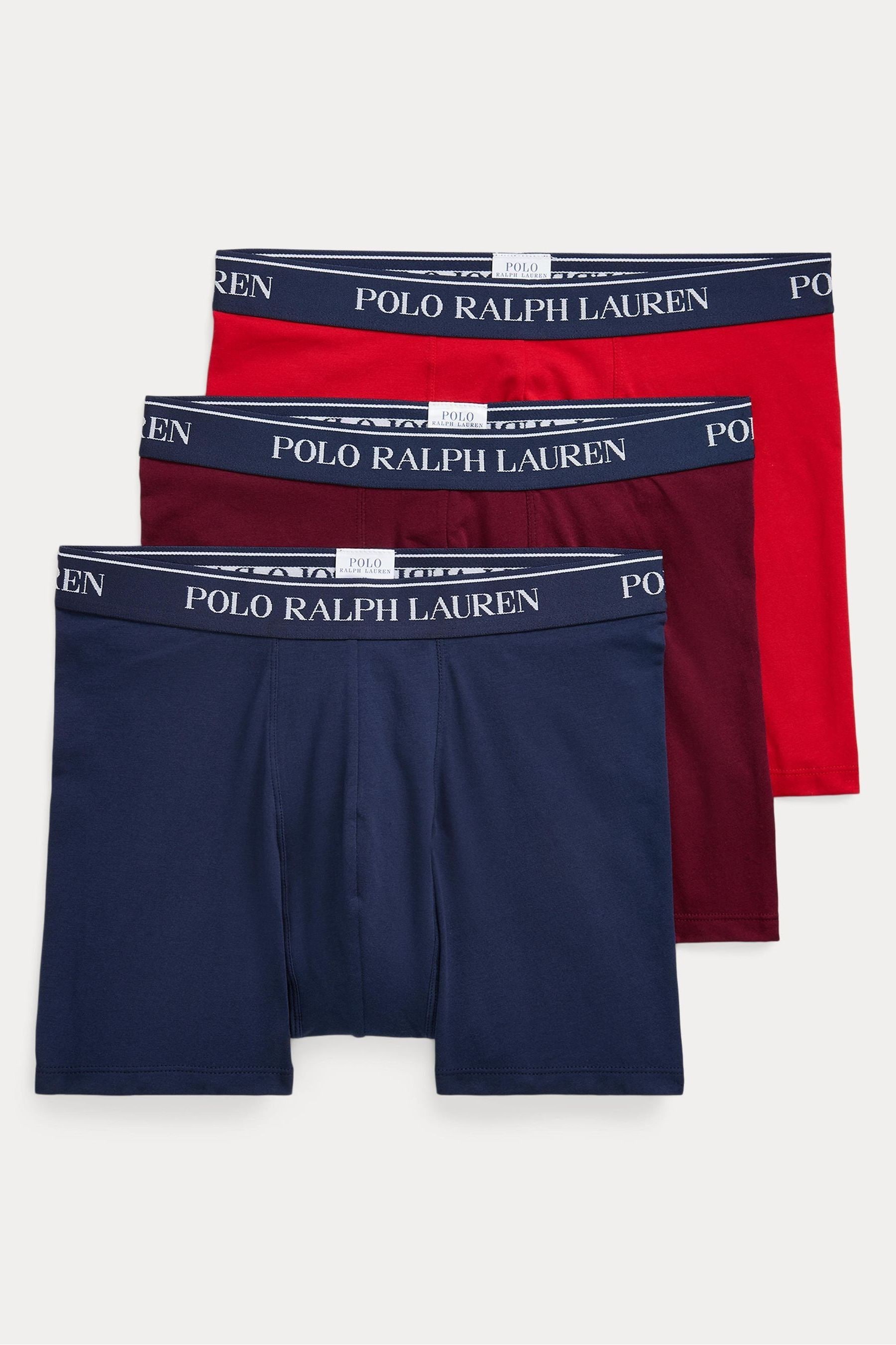 Buy Polo Ralph Lauren Stretch Cotton Boxer Briefs 3 Pack from the Next UK online shop