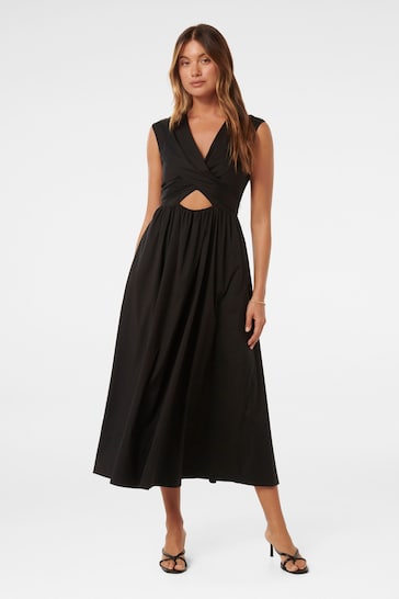 Forever New Black Becky Twisted Dress