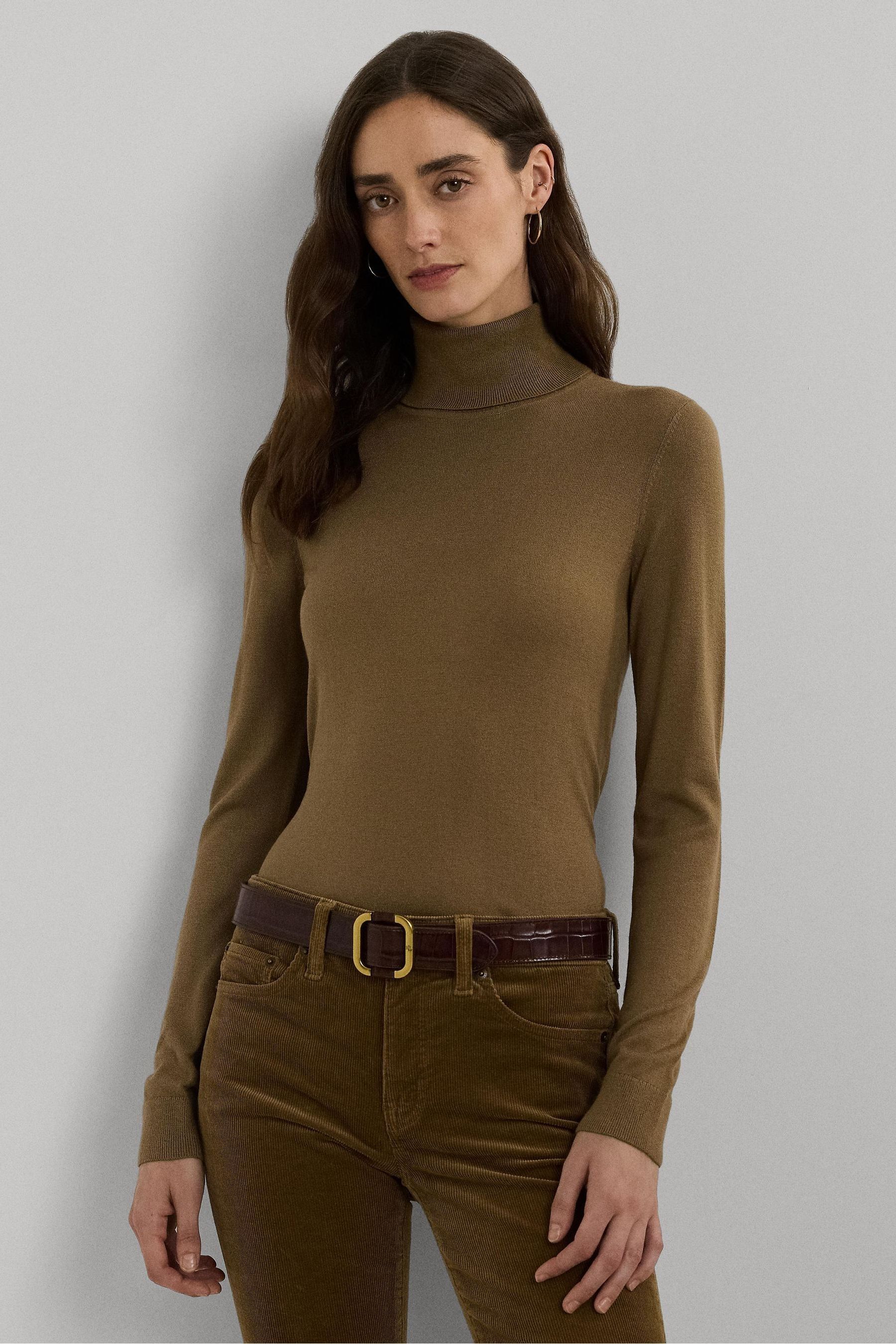 Buy Lauren Ralph Lauren Silk Blend Turtleneck Sweater from the Next UK online shop