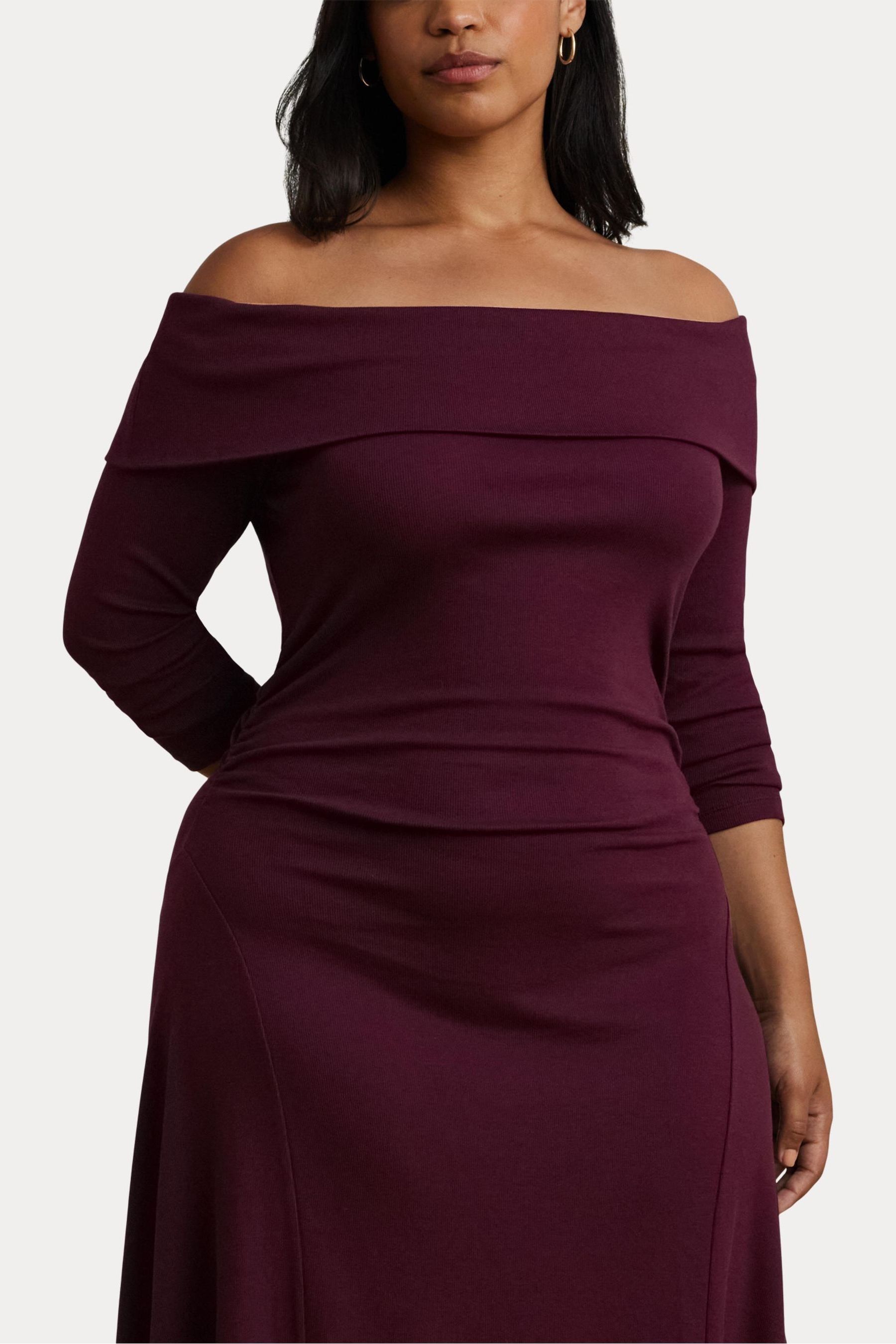 Ralph lauren burgundy dress store