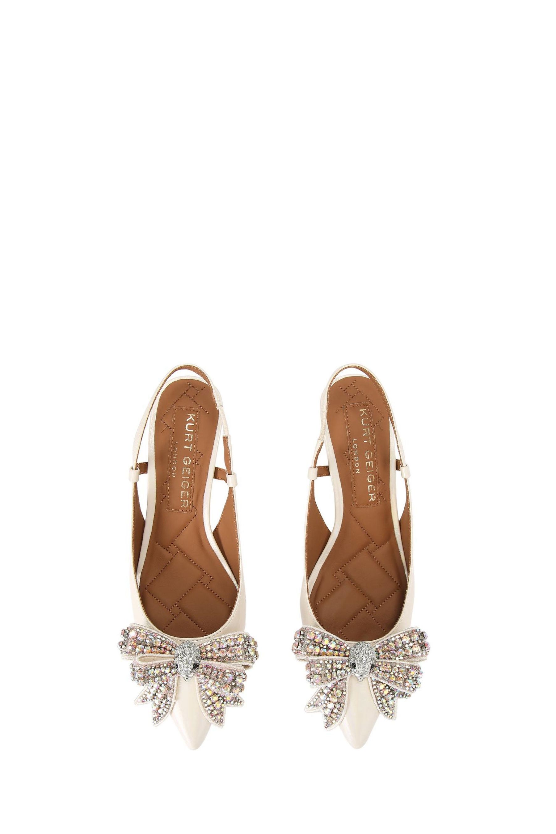 Kurt Geiger London Belgravia Bow Sling Back Shoes