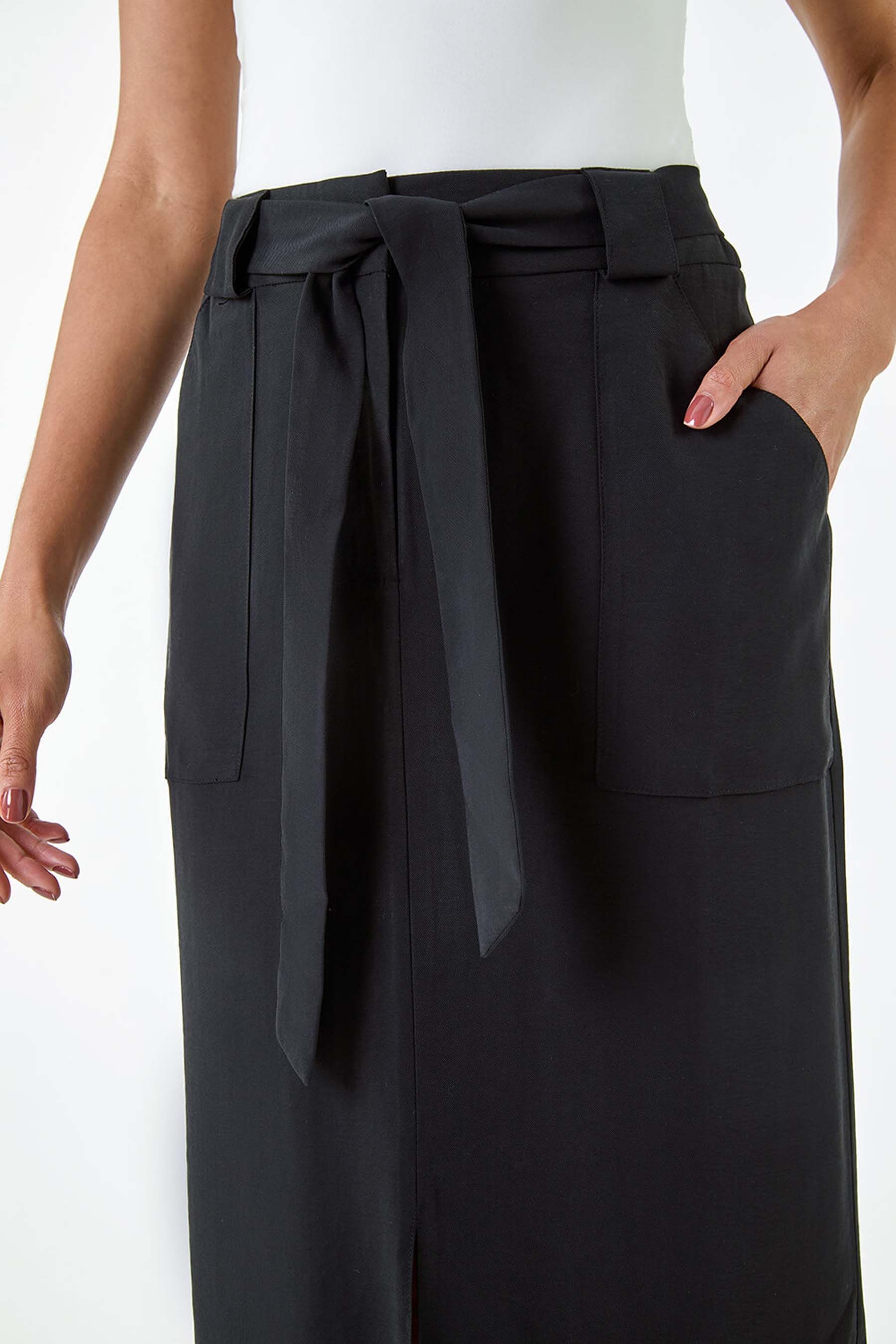 Black a line skirt next best sale