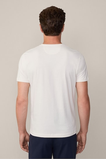 Hackett London Men White T-Shirt