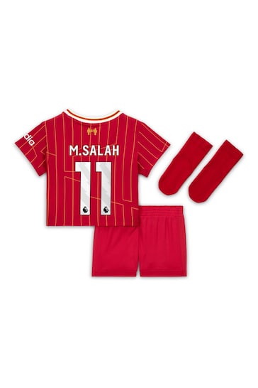 Nike Red Infant Liverpool Home Stadium Kit 2024-25