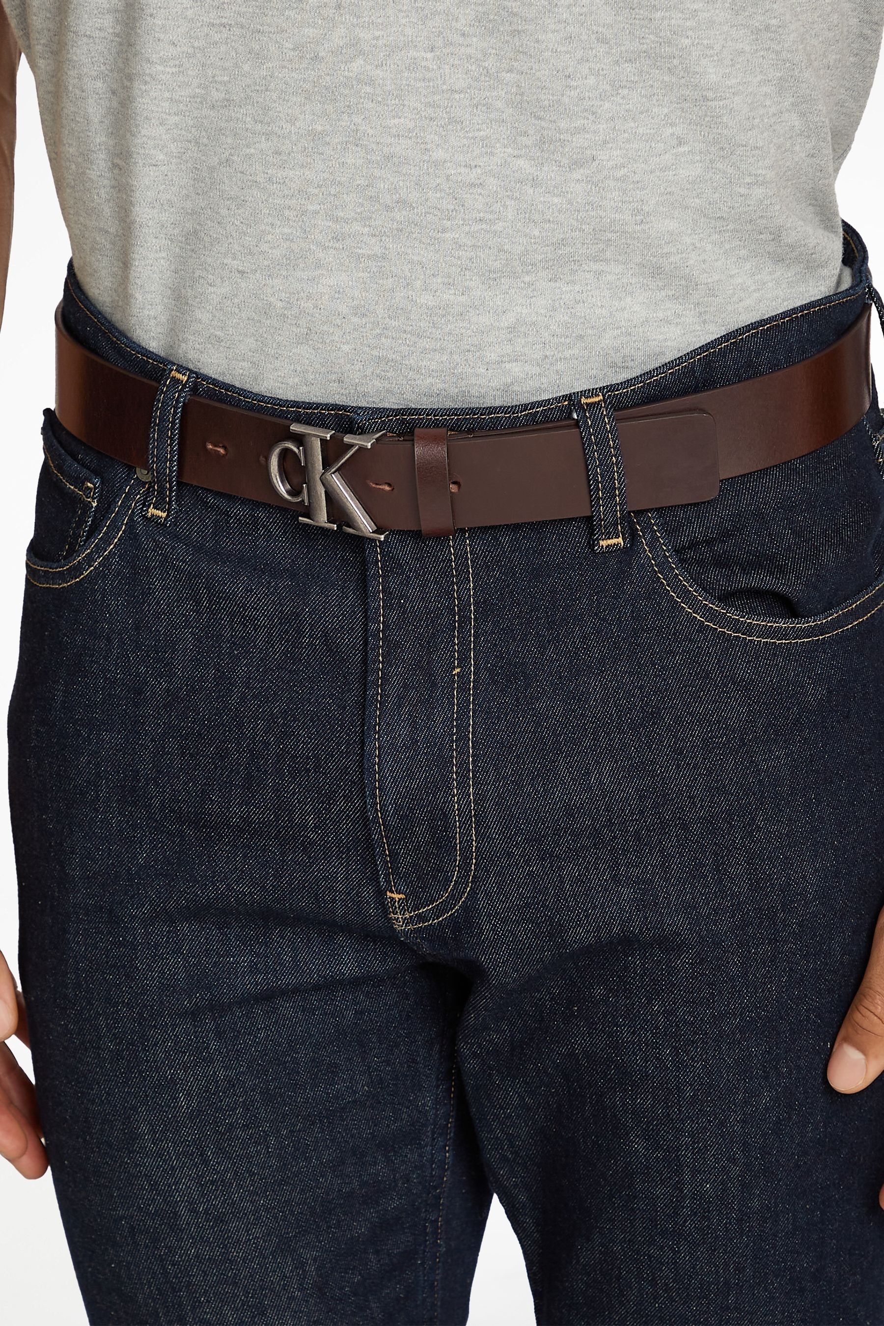 Plaque belt calvin klein new arrivals