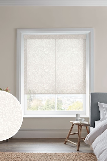 Laura Ashley Grey Barley Made to Measure Roller Blind