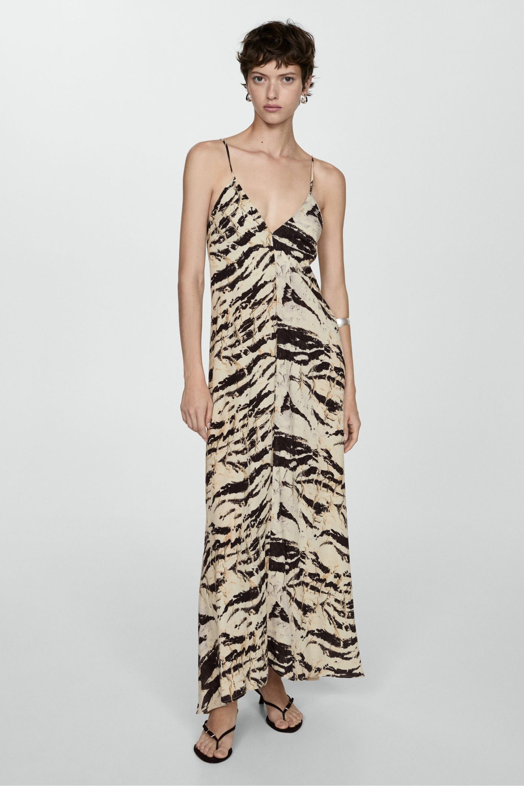Mango zebra print dress store