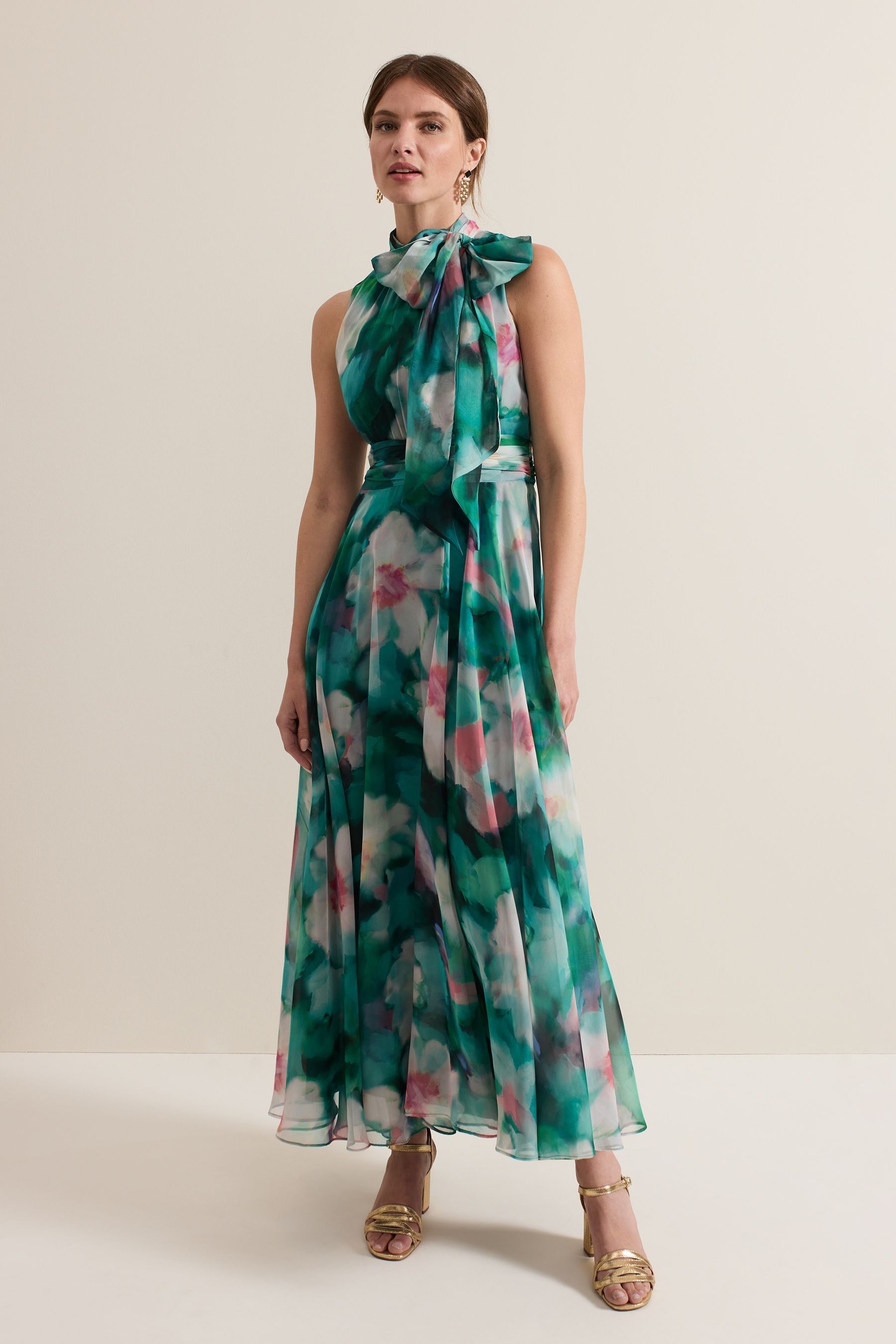 Chiffon maxi dress petite shop