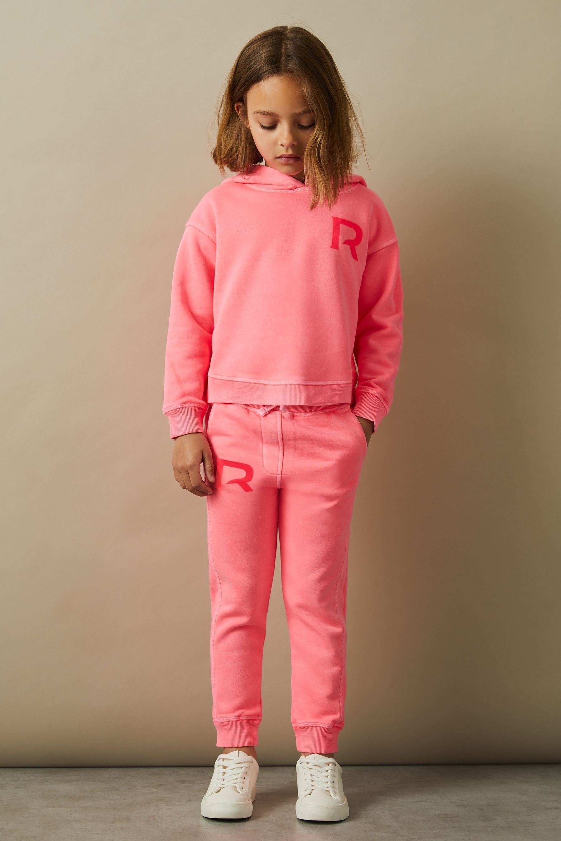 Bright pink sweatshirt womens store