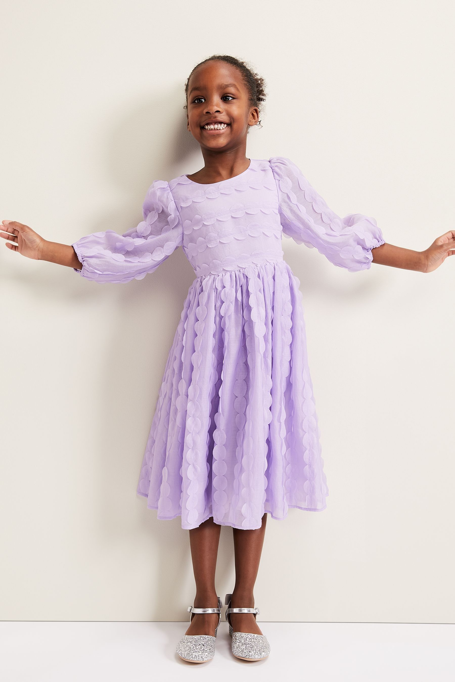 Purple smock dress outlet