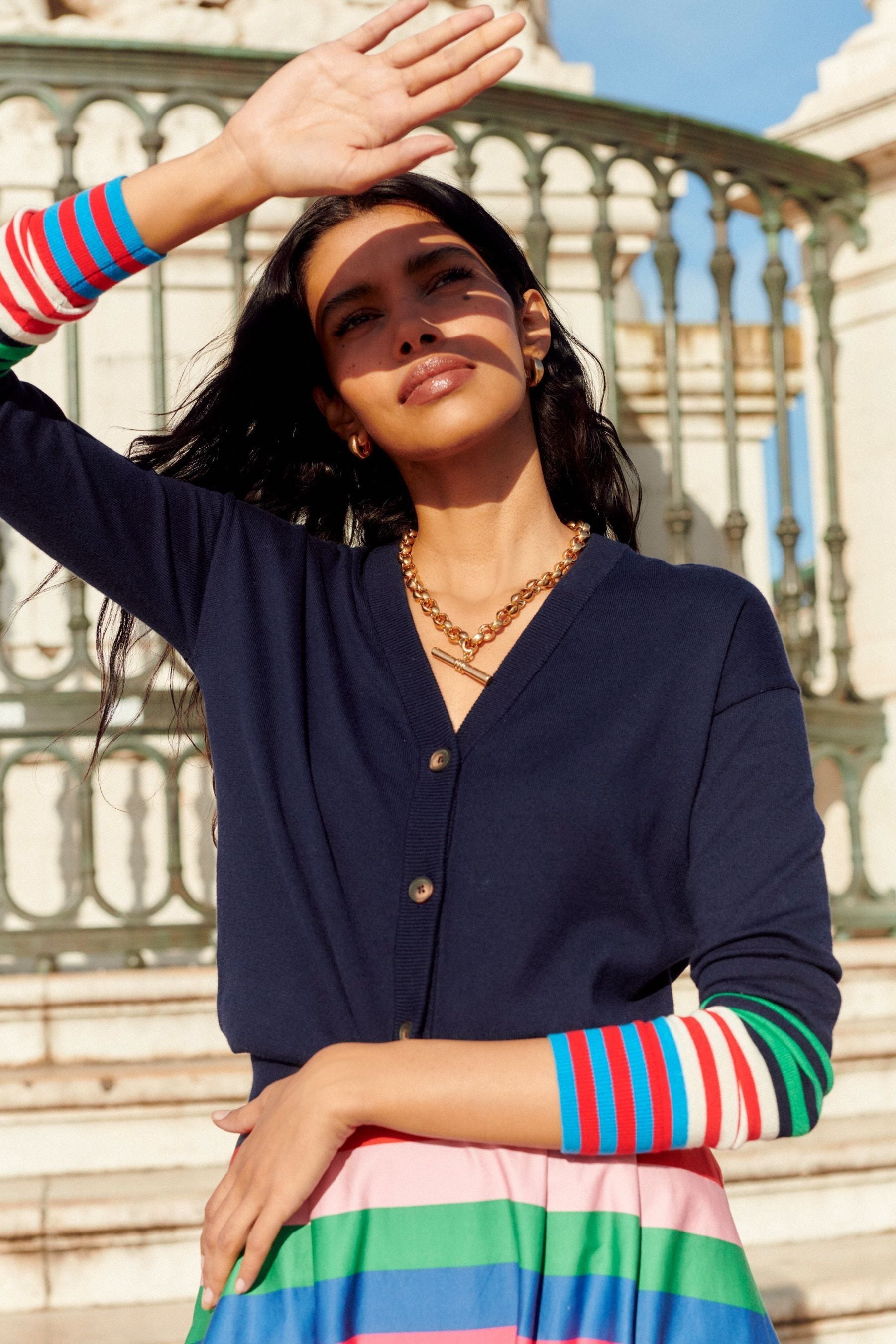 Buy Boden Blue Annie Cardigan from the Next UK online shop
