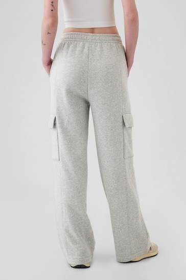 Gap Grey Vintage Soft Cargo Wide Leg Joggers