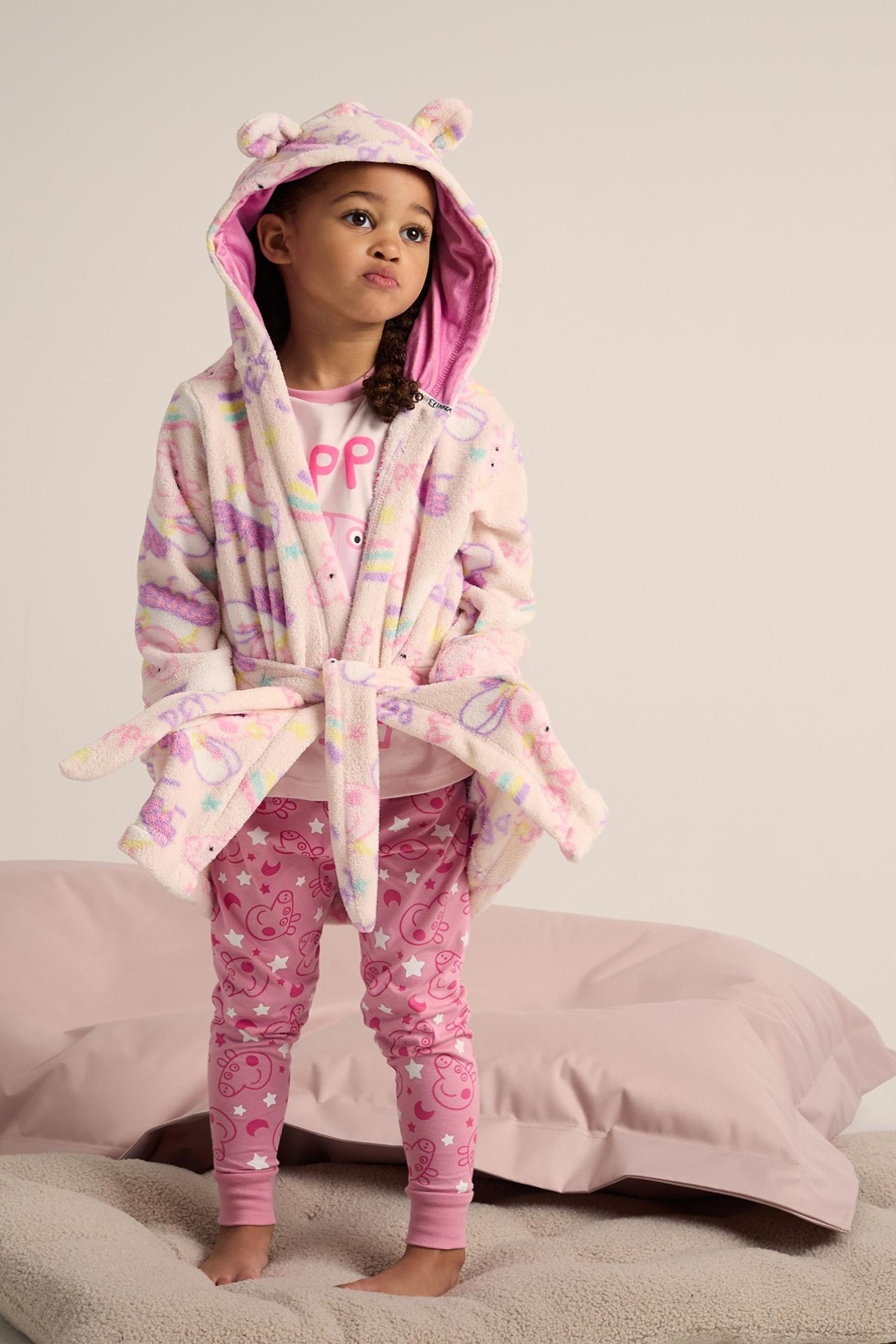 Buy Brand Threads Pink Girls Peppa Pig Dressing Gown from the Next UK online shop