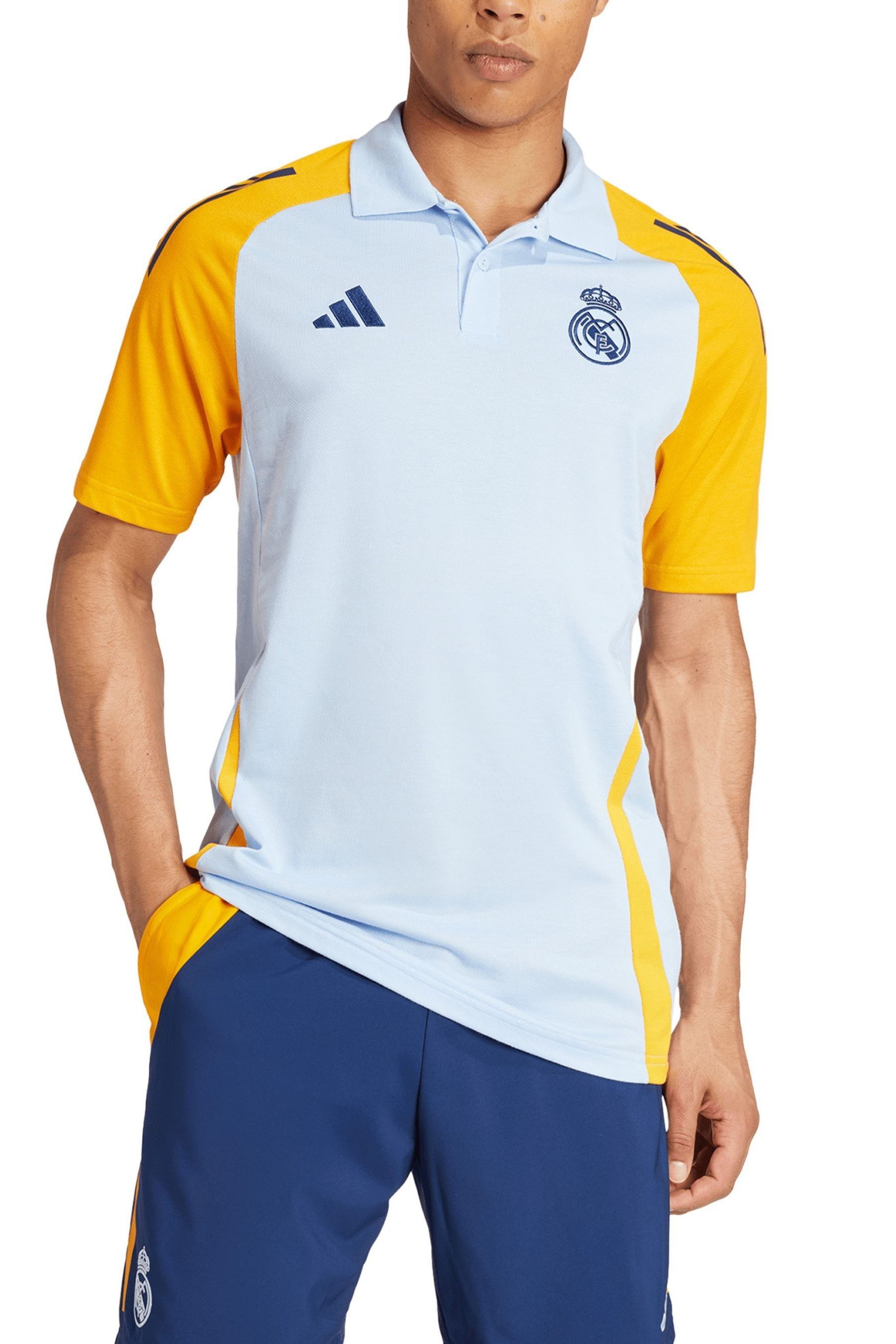 Buy adidas Blue Real Madrid Training Polo Shirt from the Next UK online shop