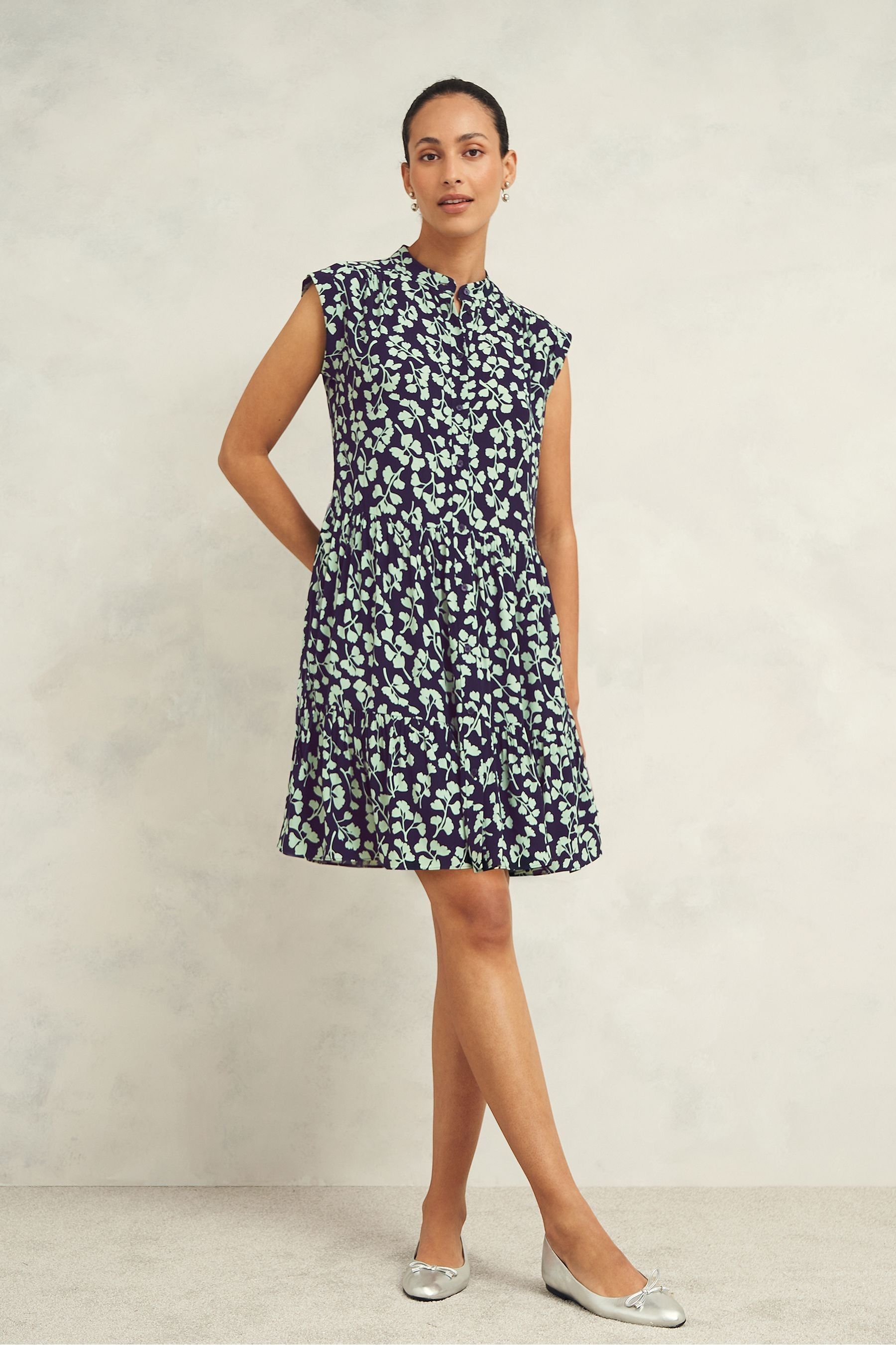 Hobbs Blue Layla Dress
