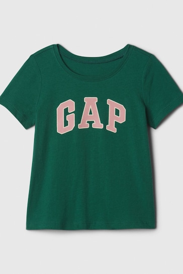 Gap Green Logo Graphic Short Sleeve T-Shirt (6mths-5yrs)