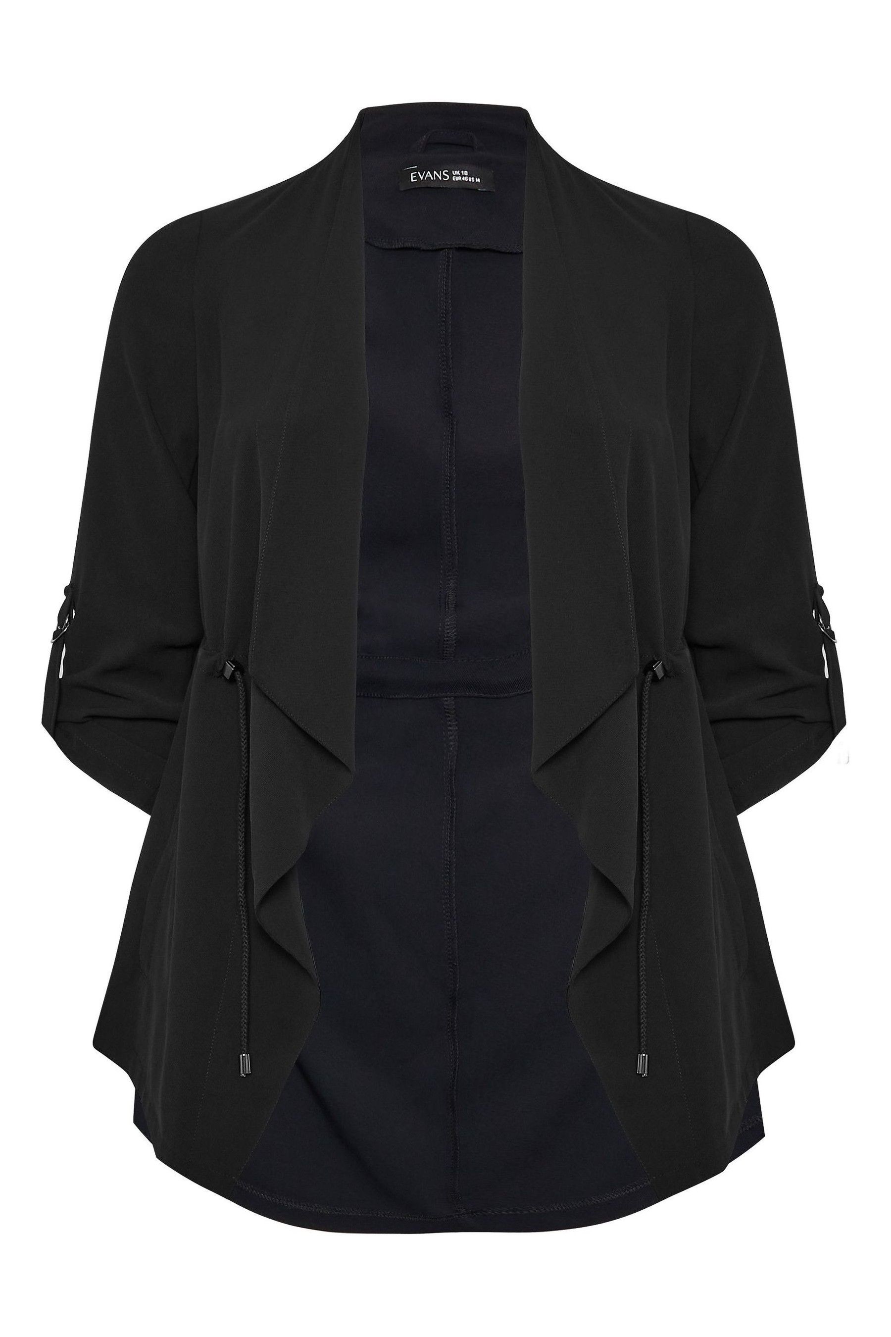 Black waterfall jacket uk shop