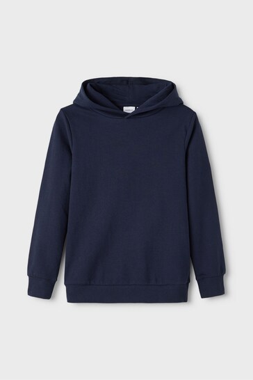 Name It Navy Cotton Sweatshirt With Hood