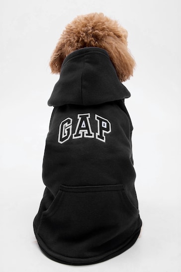 Gap Black Logo Pet Hoodie