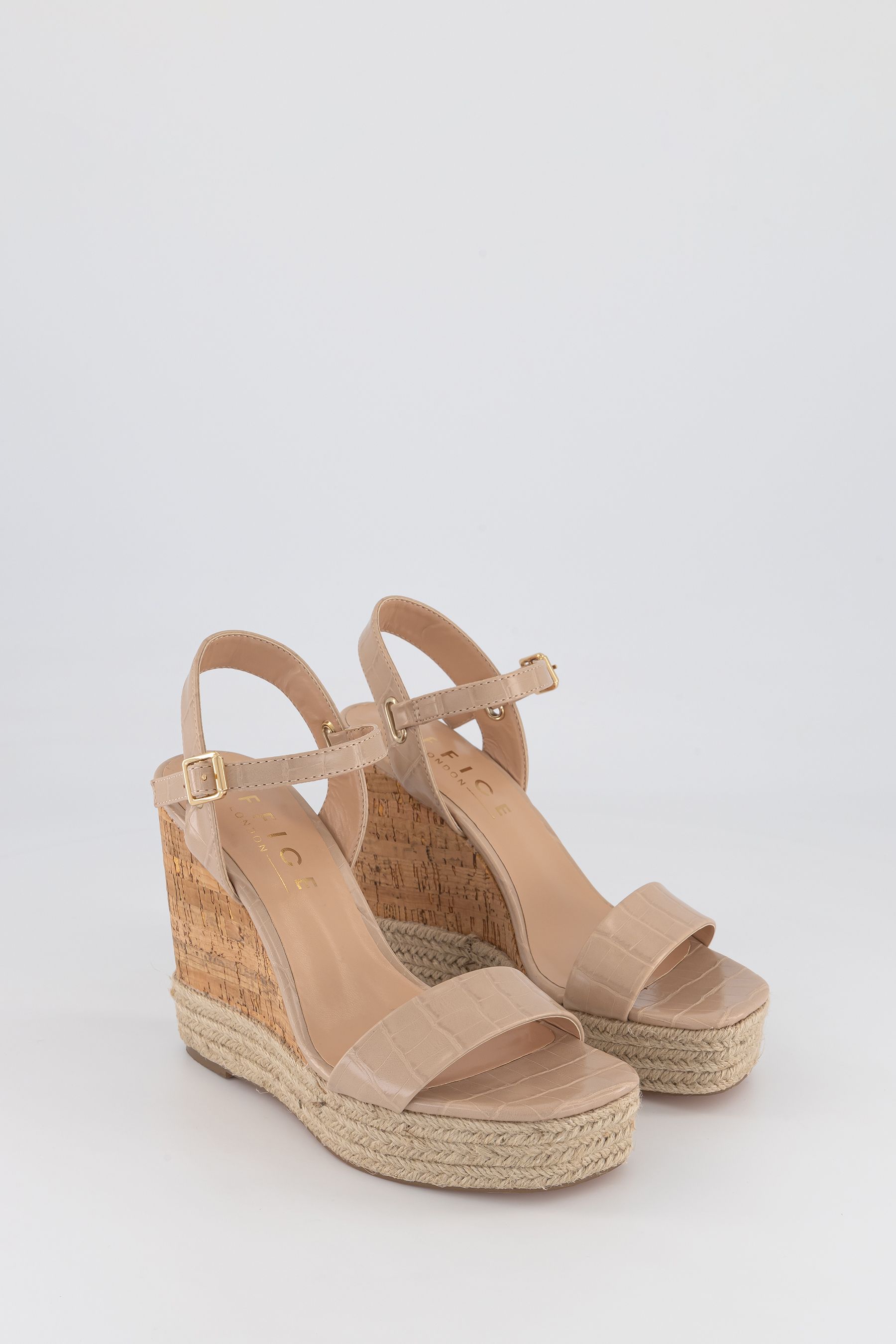Office sales nude wedges