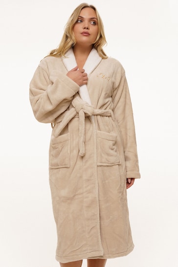 Personalised Fleece Robe by Le Olive