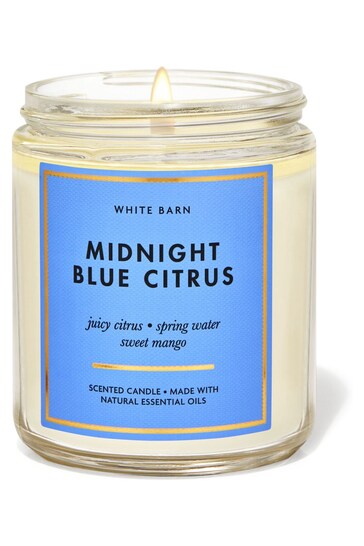 Bath & Body Works Midnight Blue Citrus Single Wick Candle 7oz/198g