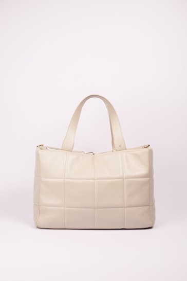 Personalised Leather Lola Tote Bag by LRM Goods