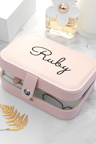 Personalised Travel Jewellery Case by Treat Republic