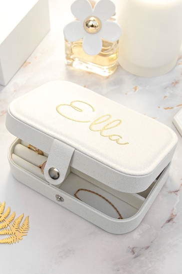 Personalised Travel Jewellery Case by Treat Republic