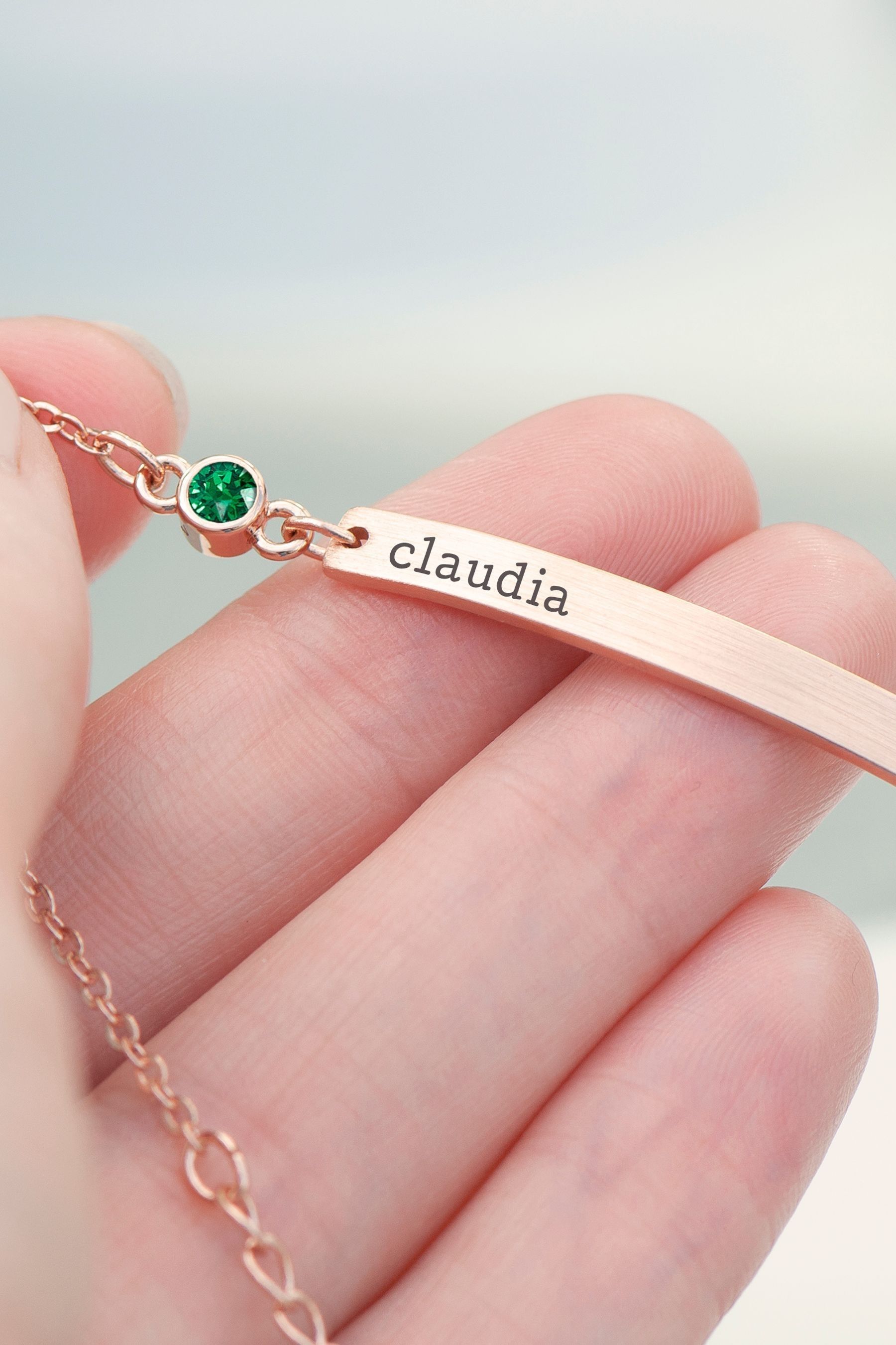 Personalised on sale swarovski bracelet