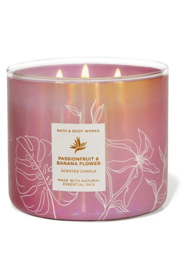 Buy Bath & Body Works Passionfruit & Banana Flower 3-Wick Candle 411 g from the Next UK online shop