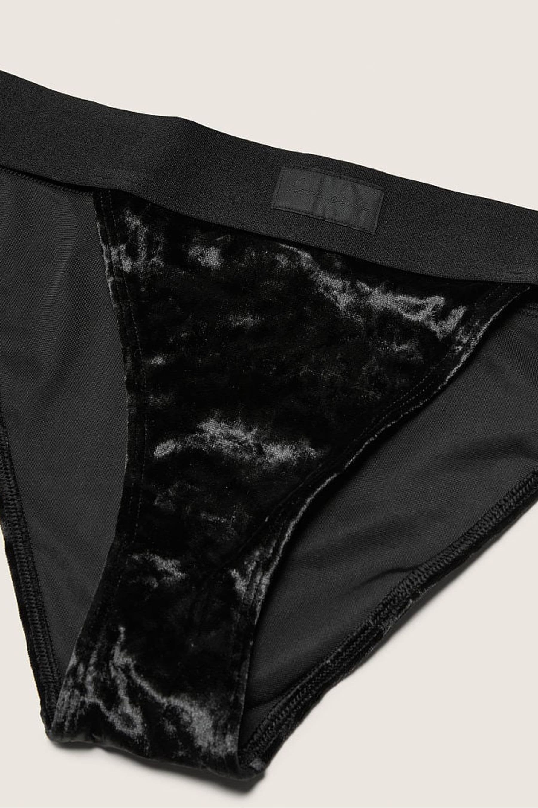 Calvin klein sales black velvet knickers