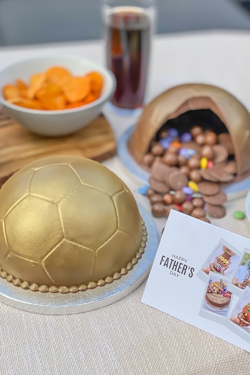 Personalised Football Smash Cake by Sweet Trees