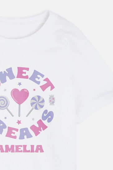 Personalised Sweet Dreams Pyjamas for Girls by Dollymix